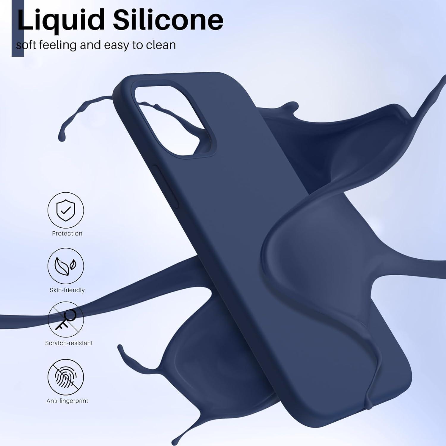 Silikon Case für iPhone 12 Mini 5,4 Zoll Flüssig Handyhülle Schutz
