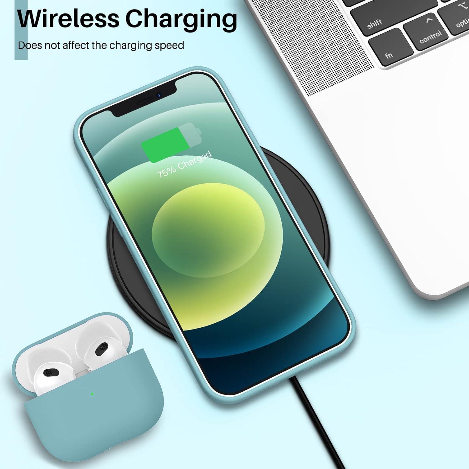 iPhone 12 Pro 6,1 Silikon Case Hülle Dünne Voller Schutz Flüssig Kaktus