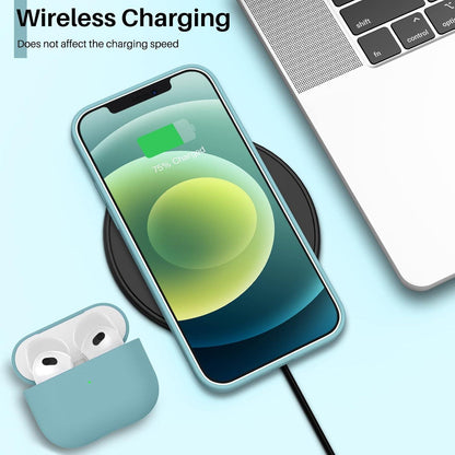 iPhone 12 Pro 6,1 Silikon Case Hülle Dünne Voller Schutz Flüssig Kaktus