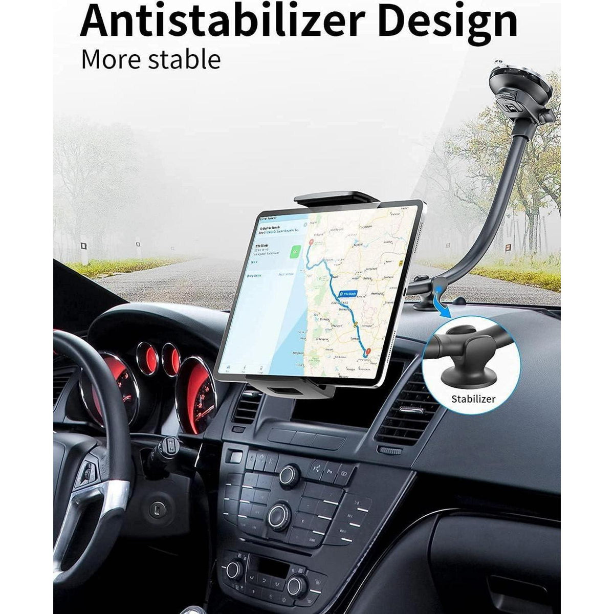 Tablethalterung Auto Schwanenhals 360° Einstellbar
