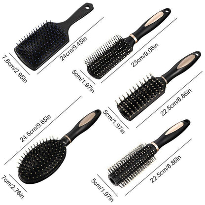 5er Set Haarbürsten für Frauen Männer, Locken Lange Haare