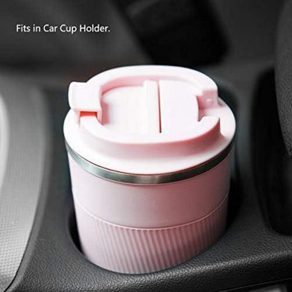 Kaffeebecher to go Thermobecher Edelstahl Isoliert Gummierte