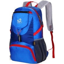 Ultraleichter Faltbarer 20L Rucksack Outdoor Daypack Blau