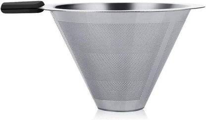 Pour Over Kaffeemaschine 400ml Borosilikatglas Edelstahlfilter