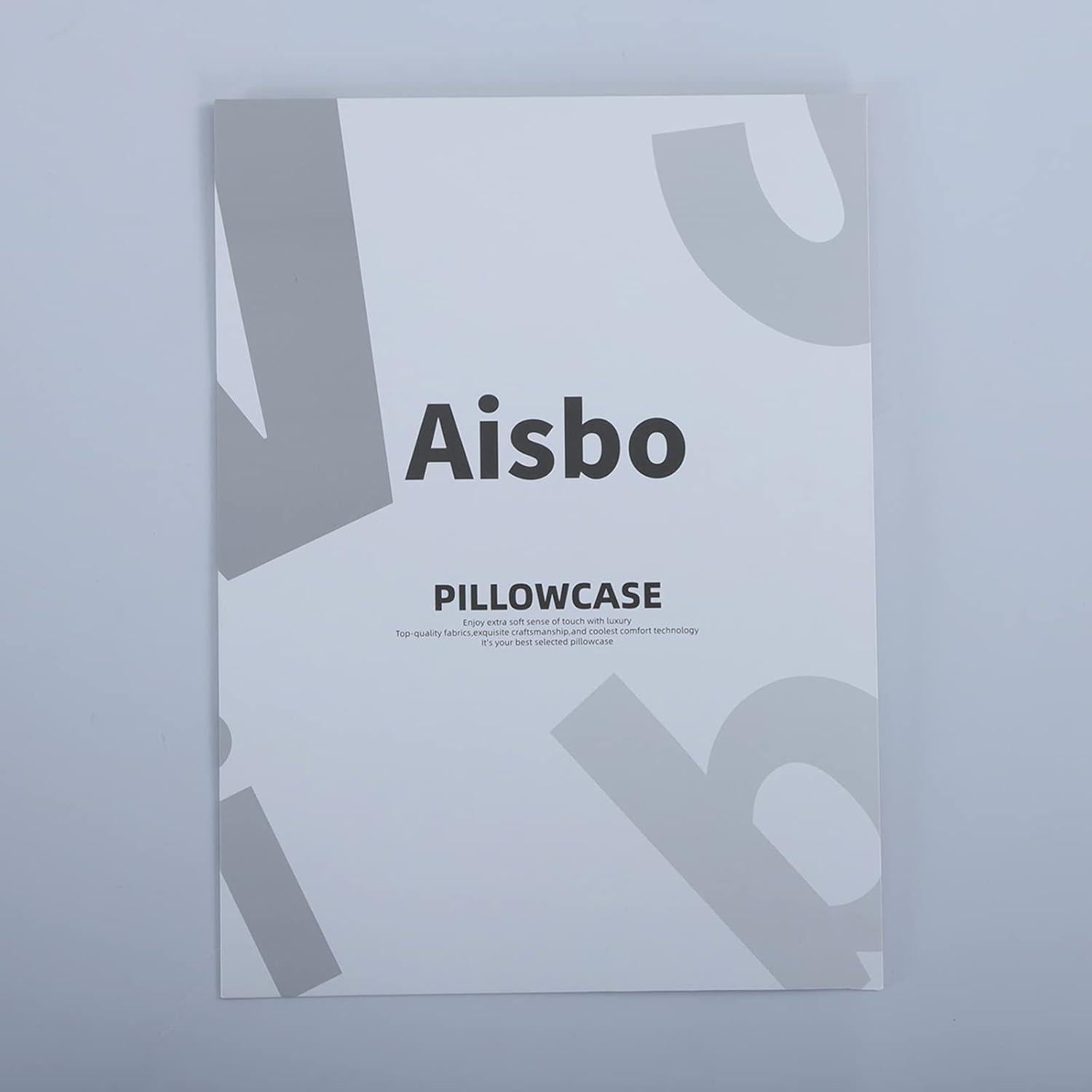 Aisbo Kissenbezug 80x80 Hellgrau 2er Set Mikrofaser Reißverschluss