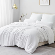 Bettwäsche Set 220x240 Weiß Mikrofaser Reißverschluss 3tlg