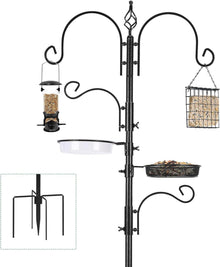 Vogelfütterungsstation Kit Wildvogelfutter Spender Multi Feeder Metall