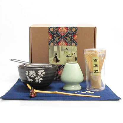 Japanisches Matcha Tee Set – 7-teilig für Teezeremonie