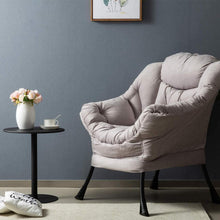 Lesesessel Ohrensessel Grau – Bequemer Lounge Sessel für Wohnzimmer