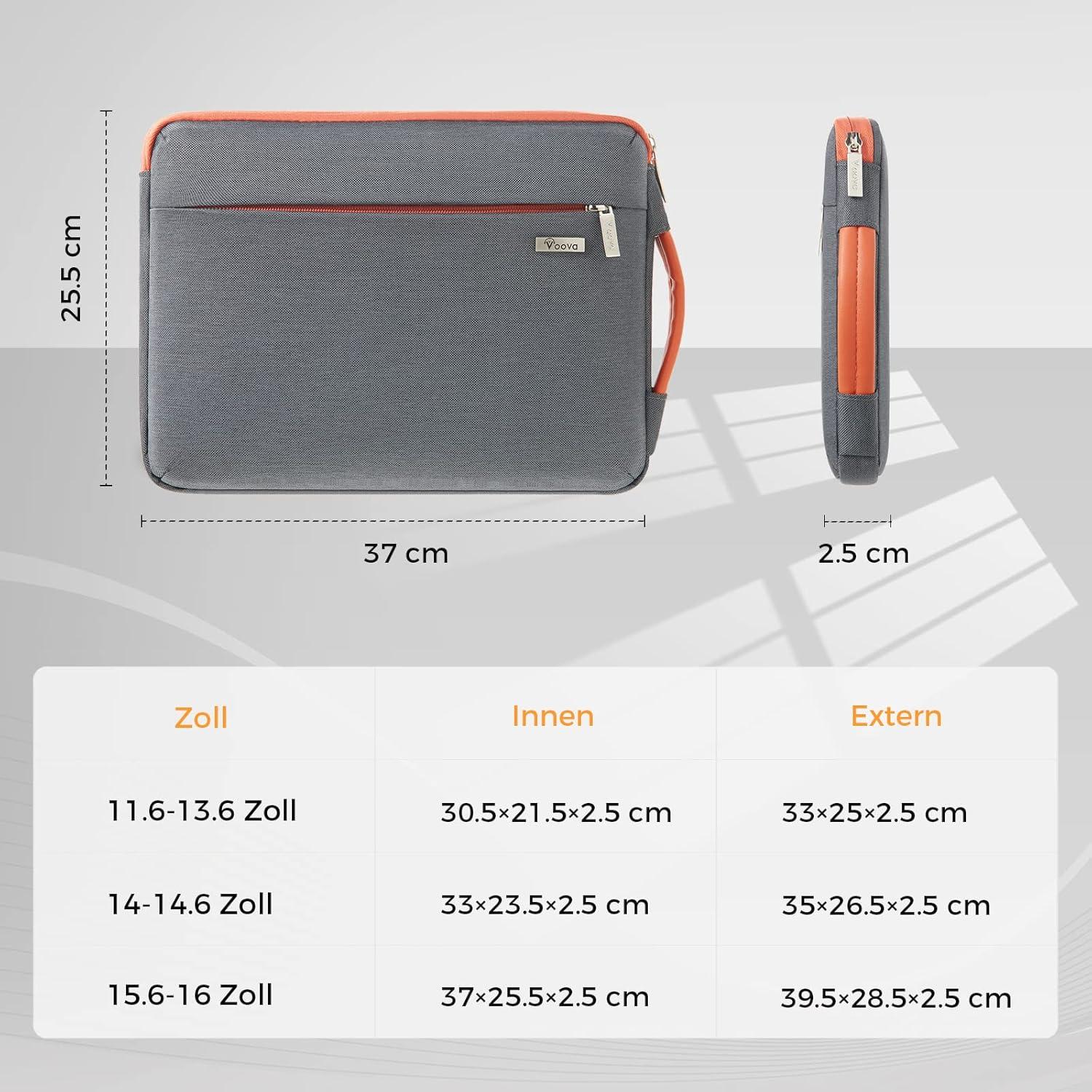 Voova Laptophülle 15.6 16 Zoll MacBook Pro 16 Acer ConceptD