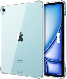 Schutzhülle für iPad Air 11 Zoll 2024, Transparent TPU, Apple Pencil
