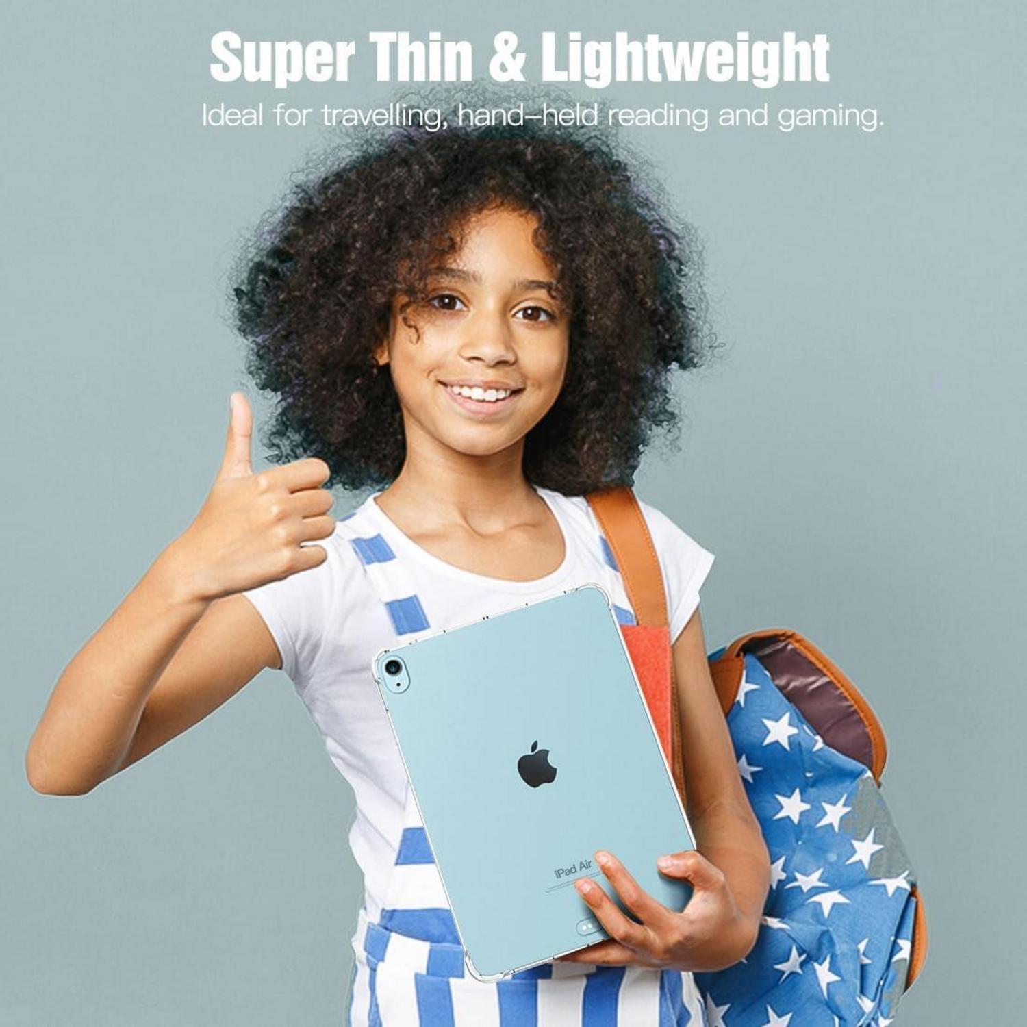 Schutzhülle für iPad Air 11 Zoll 2024, TPU Klar Transparent, Apple Pencil