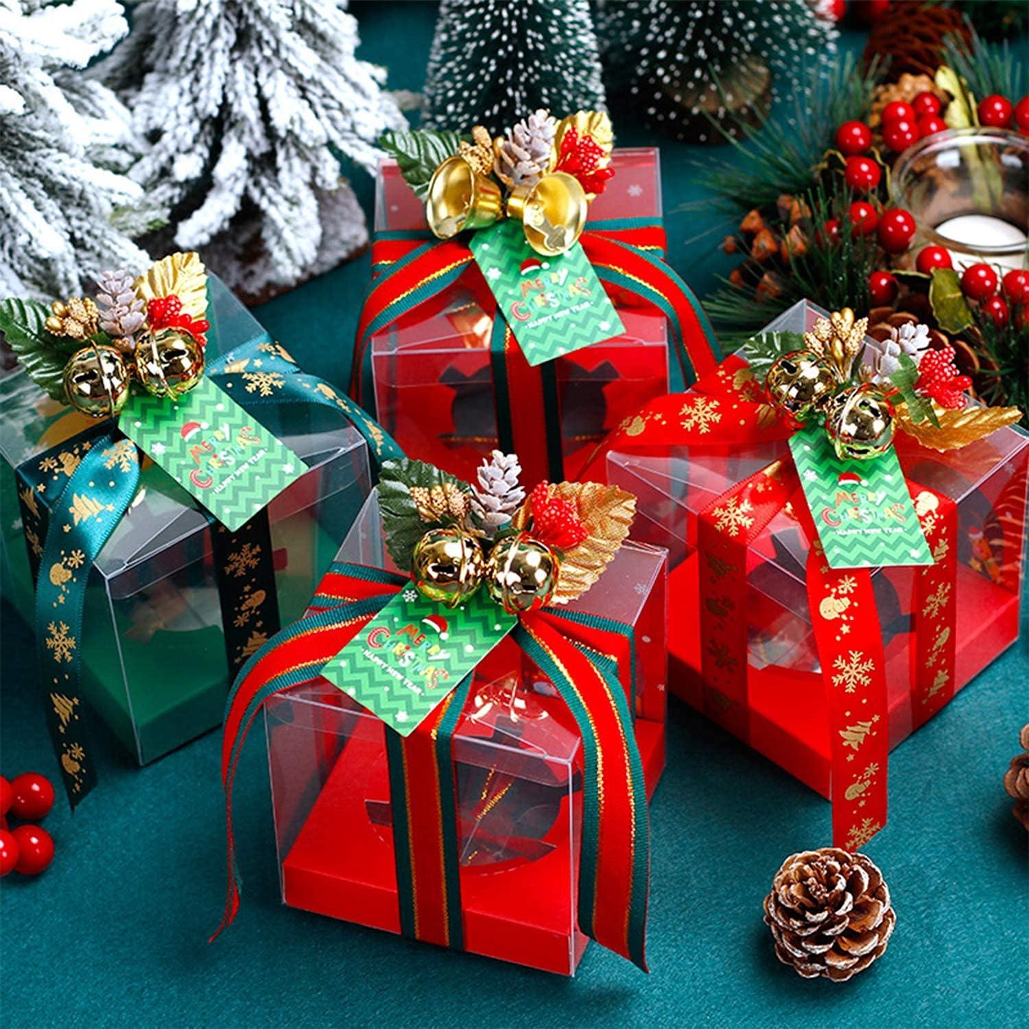 26er Durchsichtige Geschenkboxen PVC Kuchen Weihnachtsgeschenke