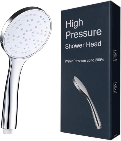 Duschkopf Regendusche Hochdruck Silikondüse Weiß ABS Chrome