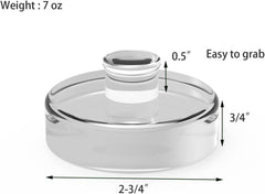 9er Set Glasgewichte mit Griff für Fermentation 7cm. Gärungsgewichte