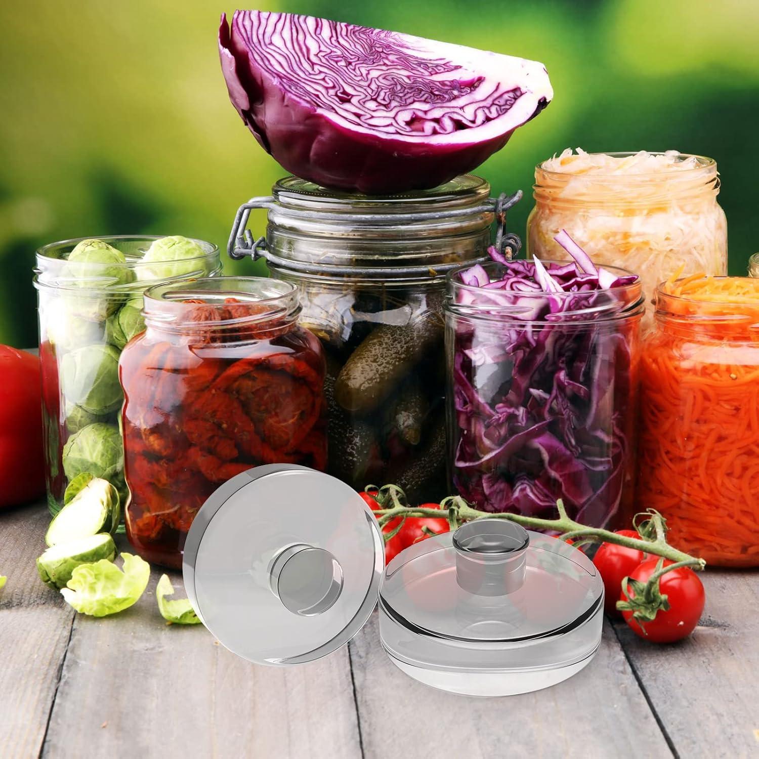 Fermentationsglas Gewichte 9er Set mit Griff 7cm Gemüse Fermentation Kit