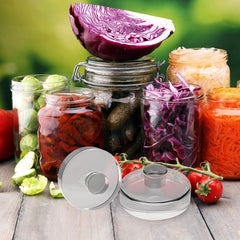 Fermentationsglas Gewichte 9er Set mit Griff 7cm Gemüse Fermentation Kit