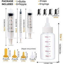 Haustier Aufzuchtflasche 50ml Welpenfütterungsset mit