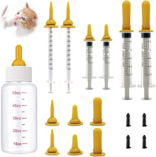 Aufzuchtflasche Haustier Nippel Spritzen Set