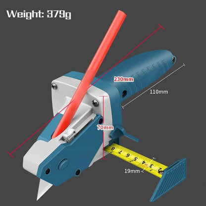 Schneidwerkzeug für Gipskartonplatten Trockenbau 5 Klingen 5M Tape