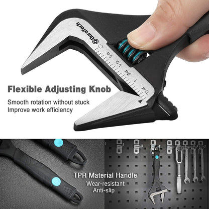 Verstellbarer Rollgabelschlüssel 200mm CR-V Stahl