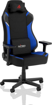 Gaming Stuhl Schwarz Blau Ergonomisch Bürostuhl 135 kg