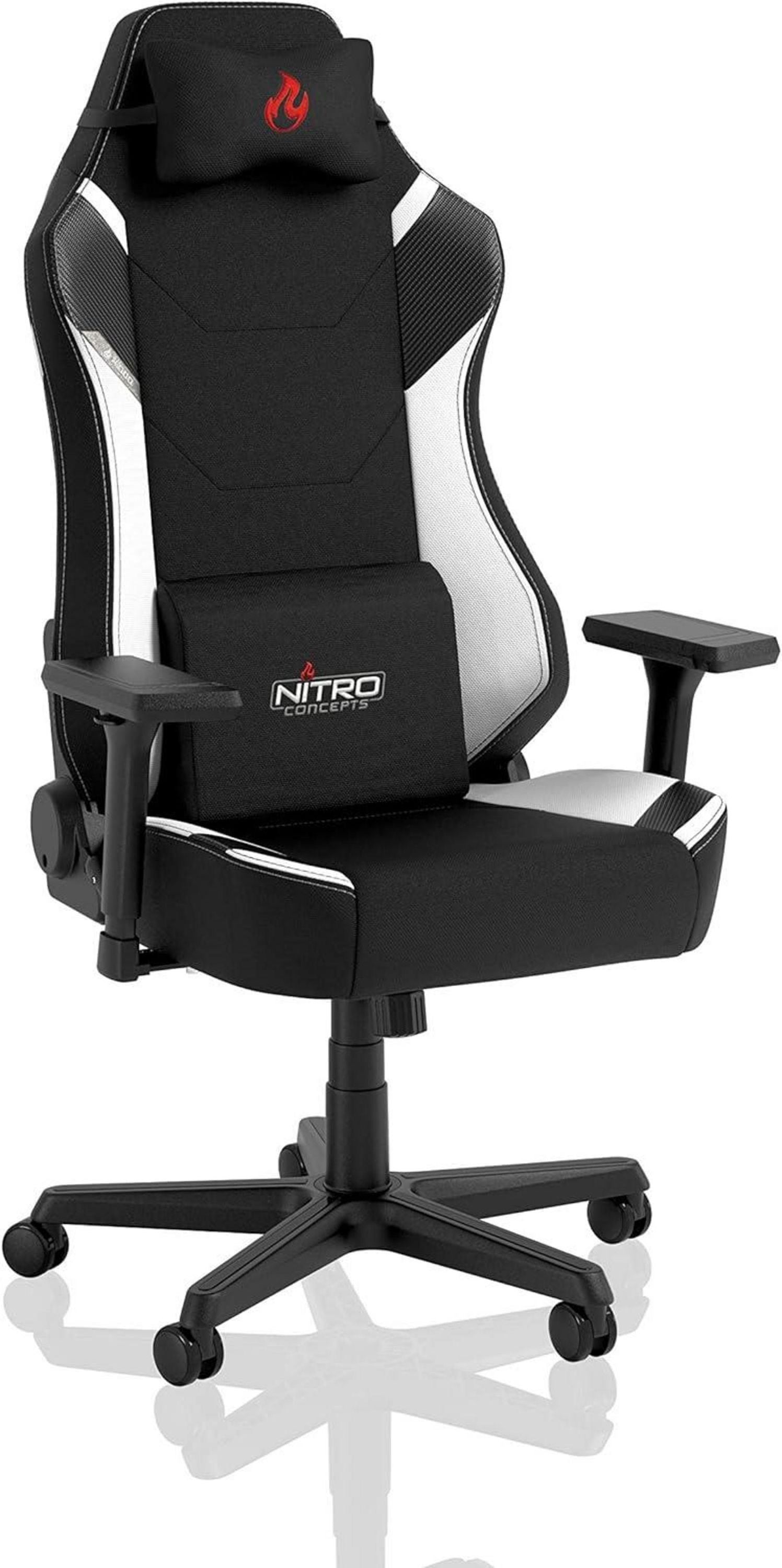 Ergonomischer Gaming Stuhl mit Kissen und hoher Belastbarkeit