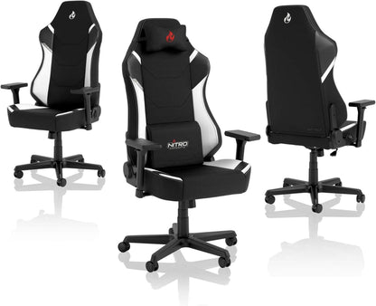 Nitro Concepts X1000 Gaming Stuhl Schwarz/Weiß Ergonomisch Bürostuhl