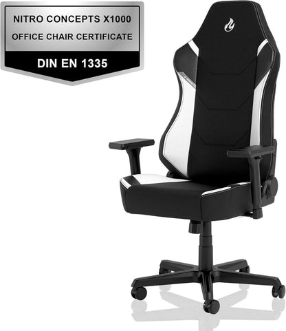 Ergonomischer Gaming Stuhl X1000 mit Kissen und Belastbarkeit 135kg