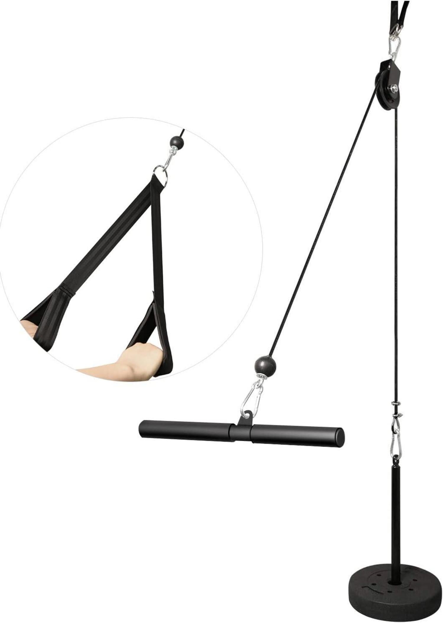 Professionelles Latzug und Kabelzug Set Fitnessgerät Trainer mit