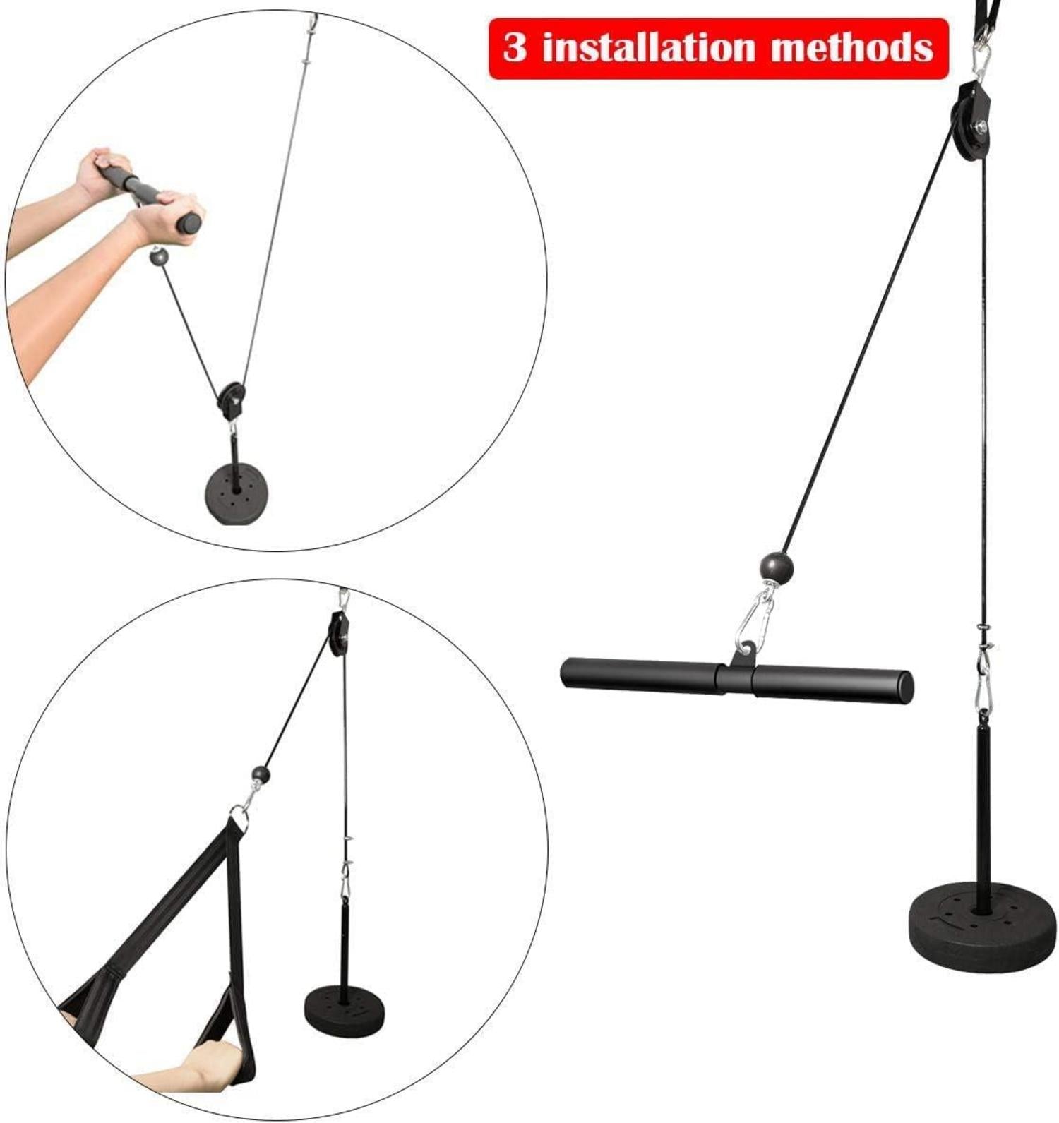 LFJ Profi Latzug Fitness Kabelzug Unterarmtrainer für