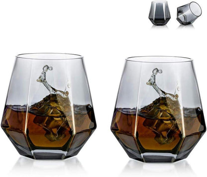 Diamond Whisky Glasses 2er-Set Scotchglas 300 Ml Moderner Look Männer