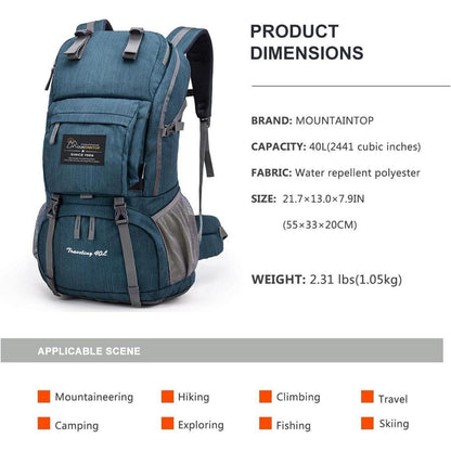 Wanderrucksack 40L Herren Damen Trekkingrucksack Outdoor