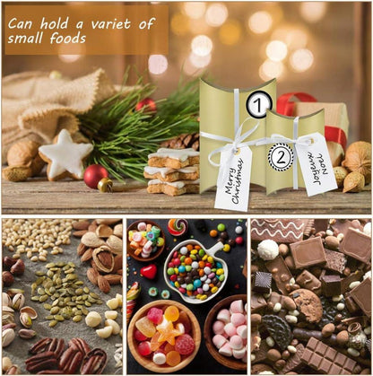 Adventskalender zum Befüllen 24 Boxen Zahlenaufkleber Weihnachten DIY