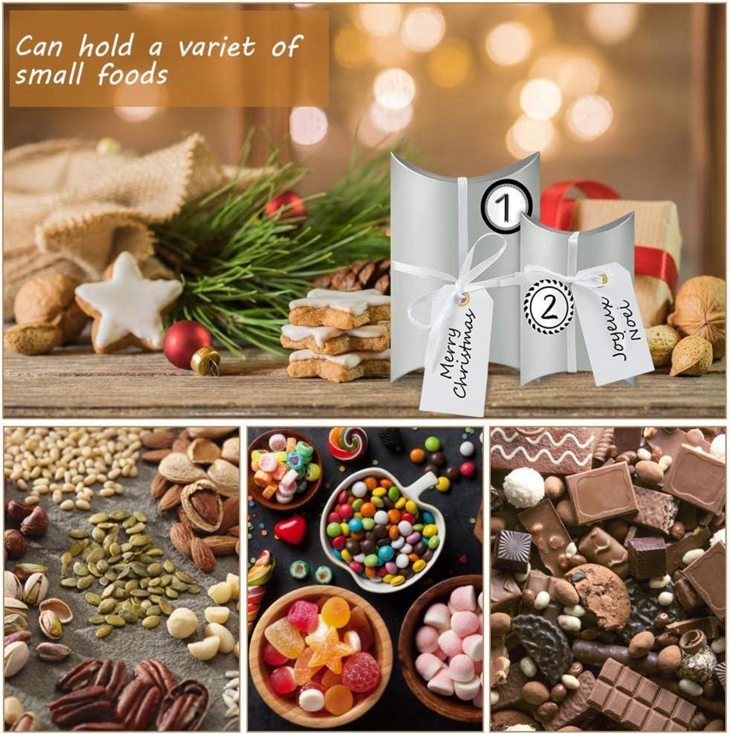 DIY Adventskalender zum Befüllen Weihnachten 24 Boxen & Aufkleber