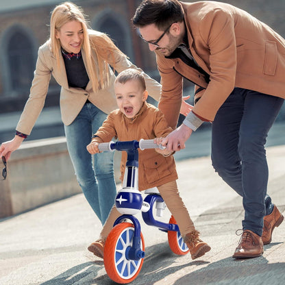 KORIMEFA 4 in 1 Laufrad Kinderdreirad Lauffahrrad ab 1-4
