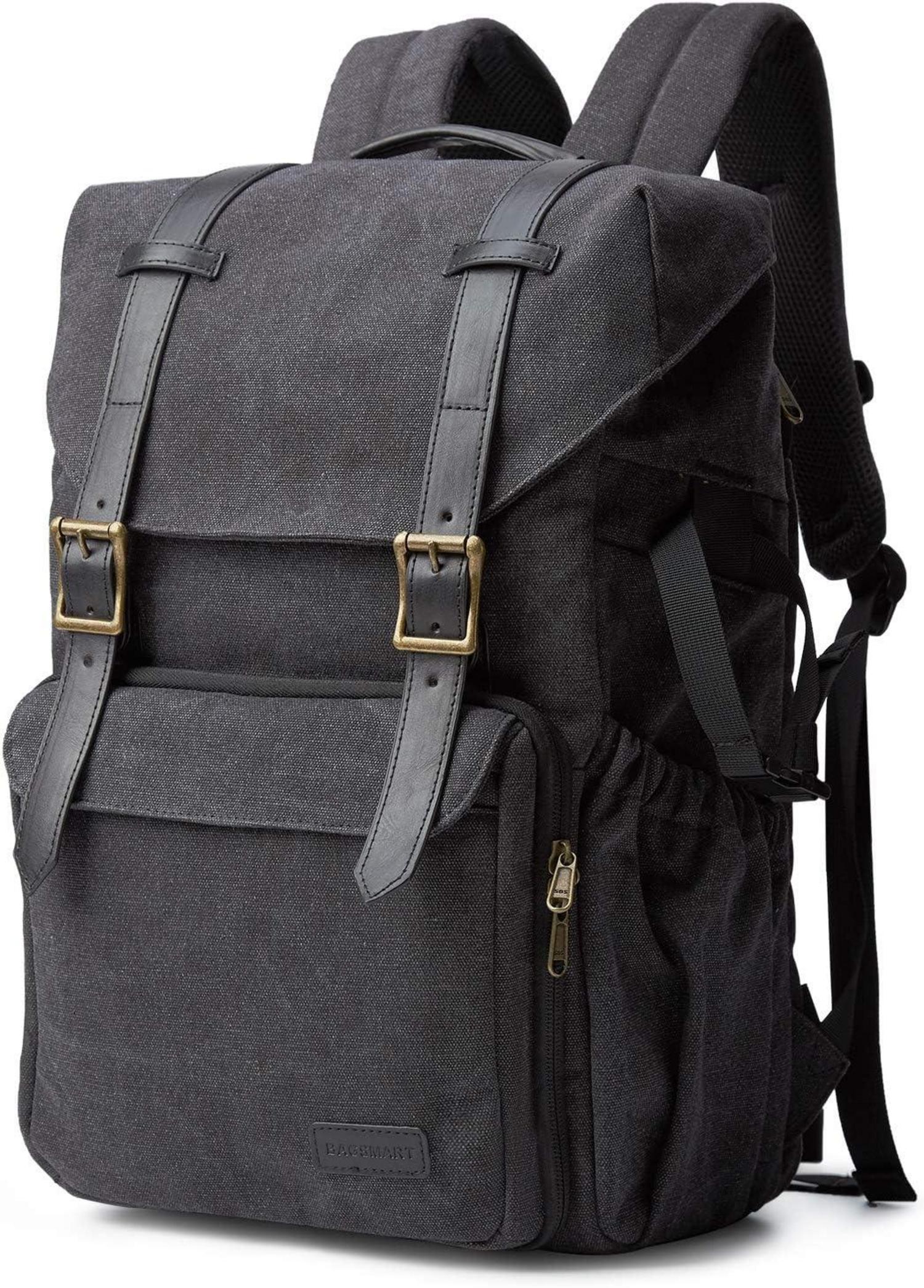Fotorucksack Canvas Diebstahlsicher Wasserabweisend für DSLR 15 Zoll
