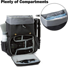 Fotorucksack DSLR Kamerarucksack Canvas Diebstahlsicher
