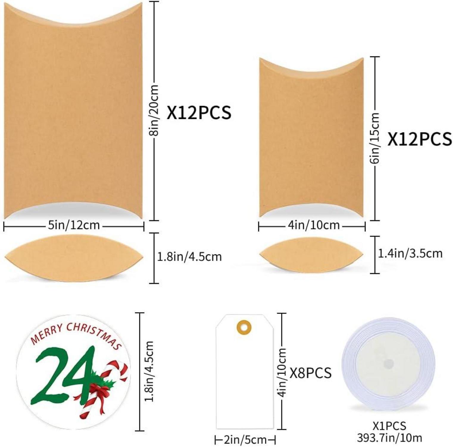 Adventskalender Boxen DIY Weihnachtskalender Bastelset 24