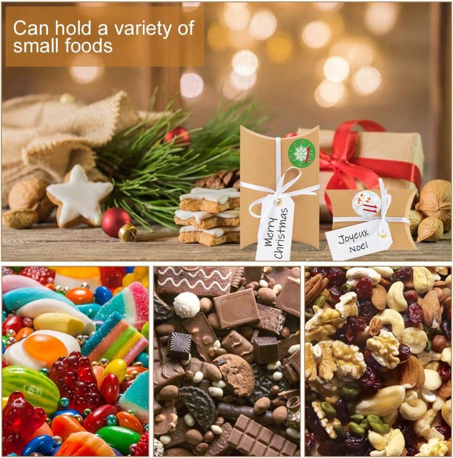 Adventskalender zum Befüllen 24-teilig Weihnachtsbox DIY-Bastelset
