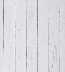 Selbstklebende Tapete Holzoptik Weiß 44.5x1000cm