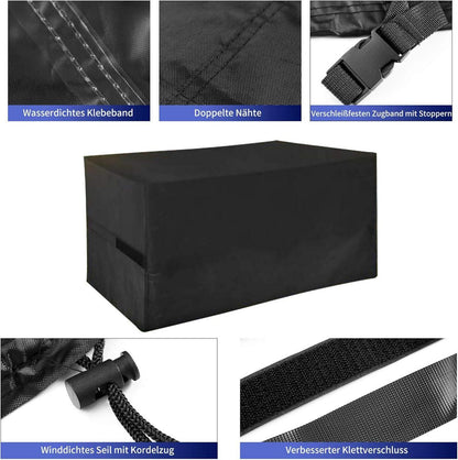 Abdeckung für Gartenmöbel 200x160x70cm wasserdicht UV-beständig