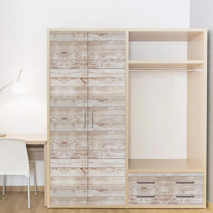 Selbstklebende Holzoptik Tapete PVC Vinylfolie 45x1000cm
