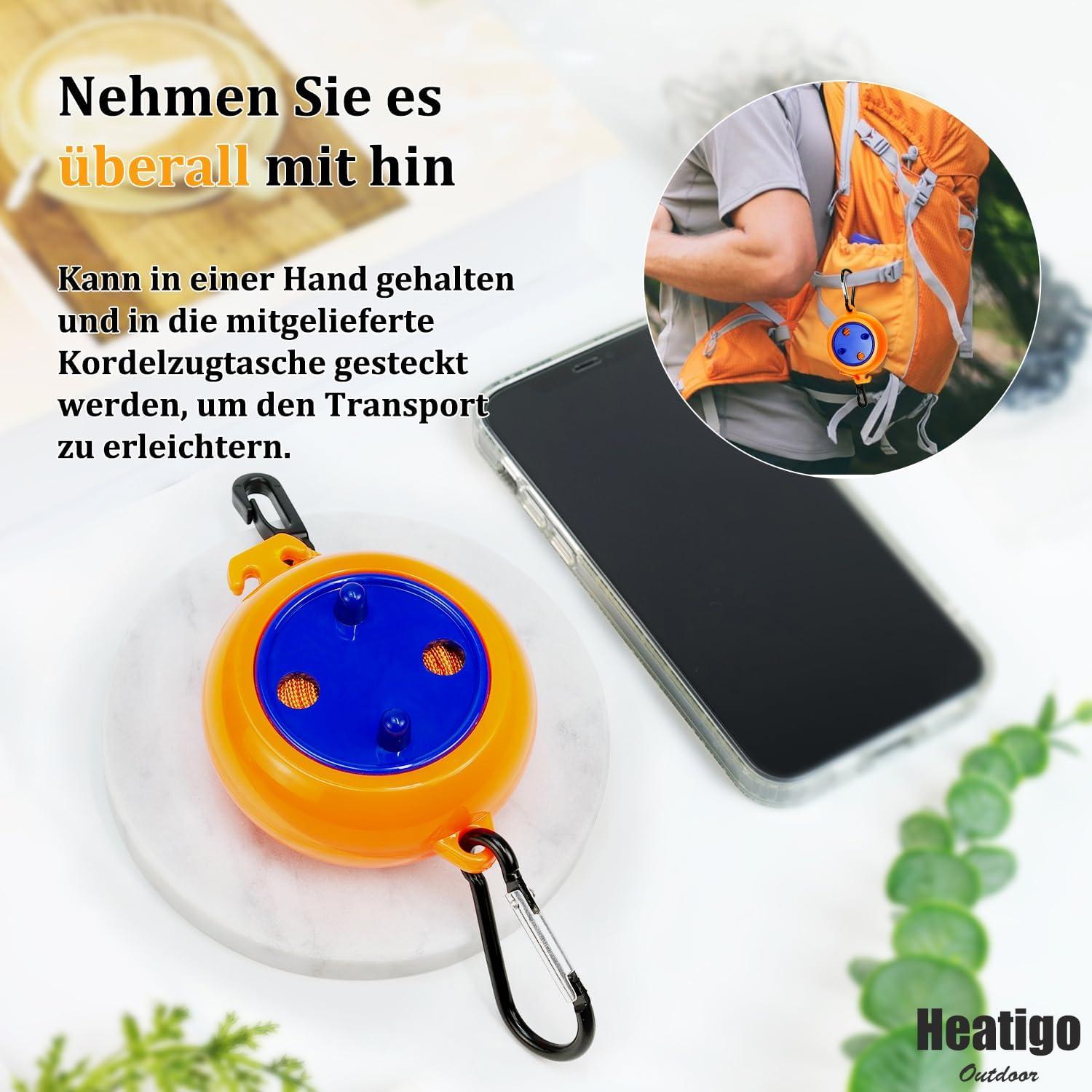 Ausziehbare Wäscheleine 10m Camping Outdoor Reise Urlaub Orange