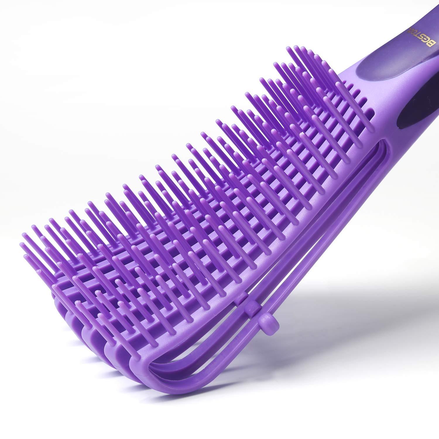 BESTOOL Lockenbürste Afro Naturhaar 3a-4c Verbesserung Haartextur