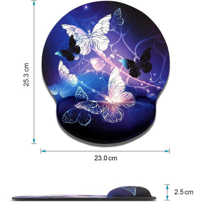 Ergonomisches Mauspad mit Gelkissen und Handgelenkauflage