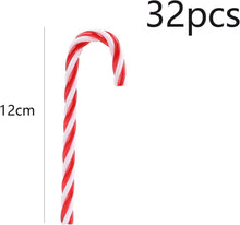 32pcs Weihnachts Zuckerstangen Acrylic Christbaumanhänger