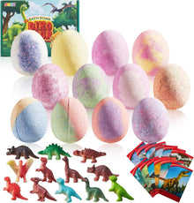 12er Pack Dinosaurier Badebomben Geschenkset für Kinder