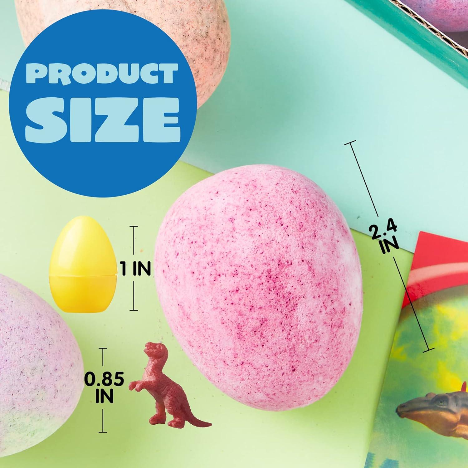 JOYIN 12er Dinosaurier Badebomben Geschenkset für Kinder, Badekugeln mit ätherischen Ölen