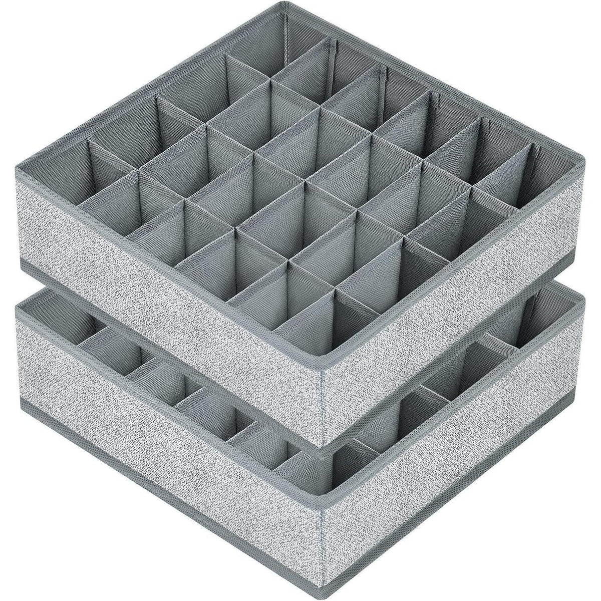Faltbare Sockenbox mit 24 Fächern – Schubladen-Organizer